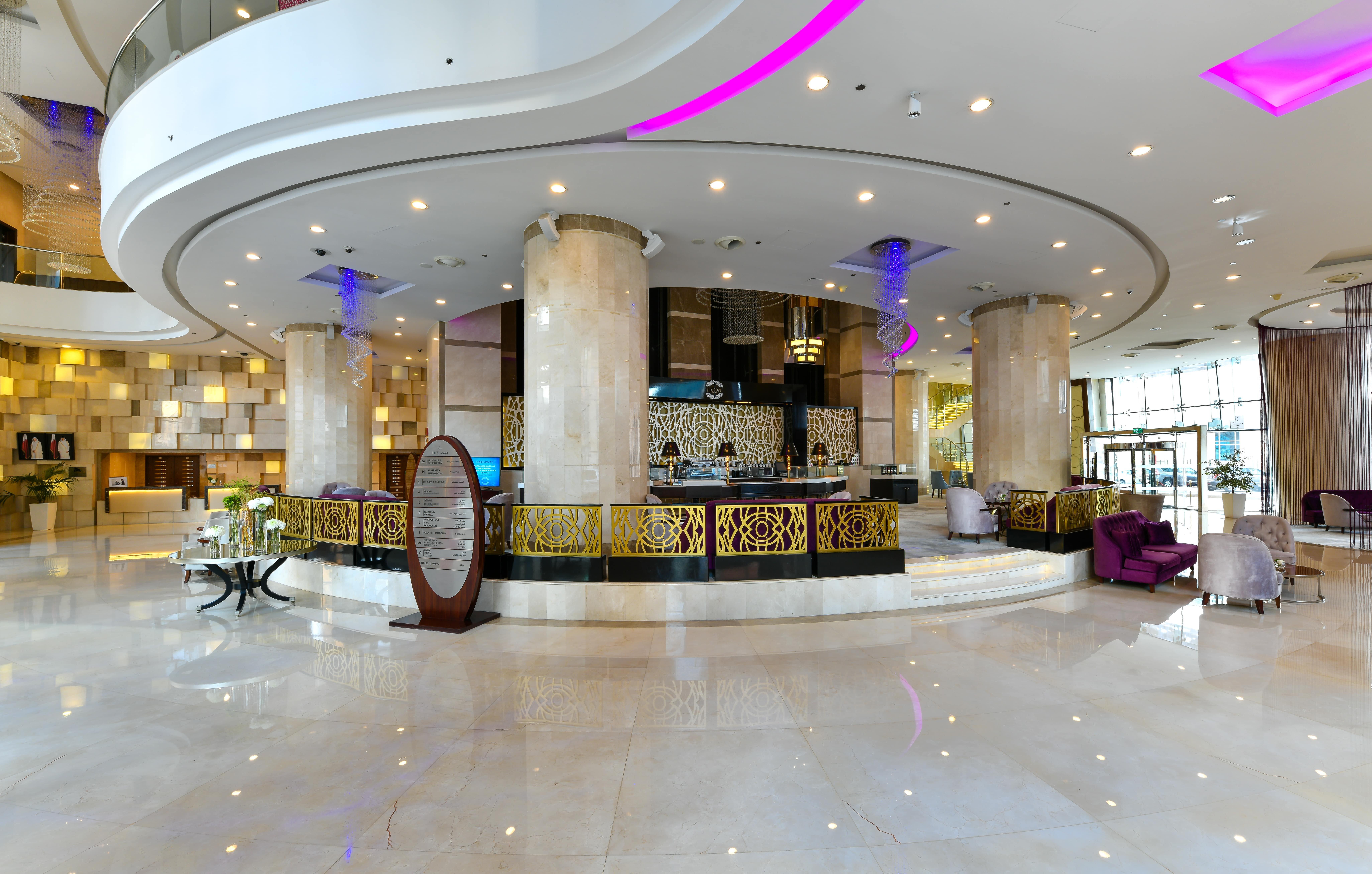 Best Plaza West Bay Hotel Doha Luaran gambar Lobby